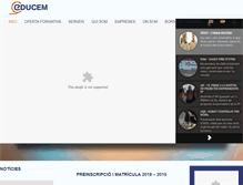 Tablet Screenshot of educem.com